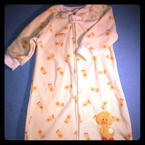 Flannel infant sleep sack